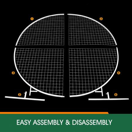 Circular Mesh Backdrop