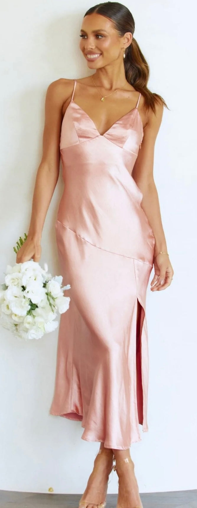Josie Midi Dress Desert Rose - Billy J Boutique