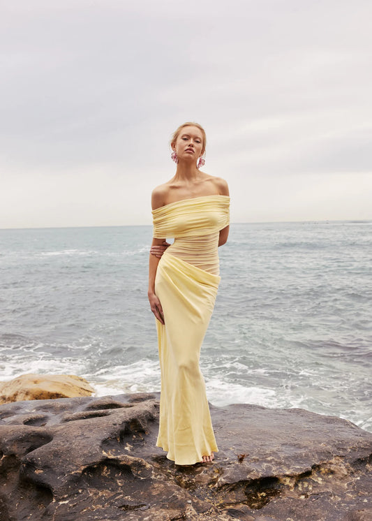 Nico Off Shoulder Maxi Dress - Benni