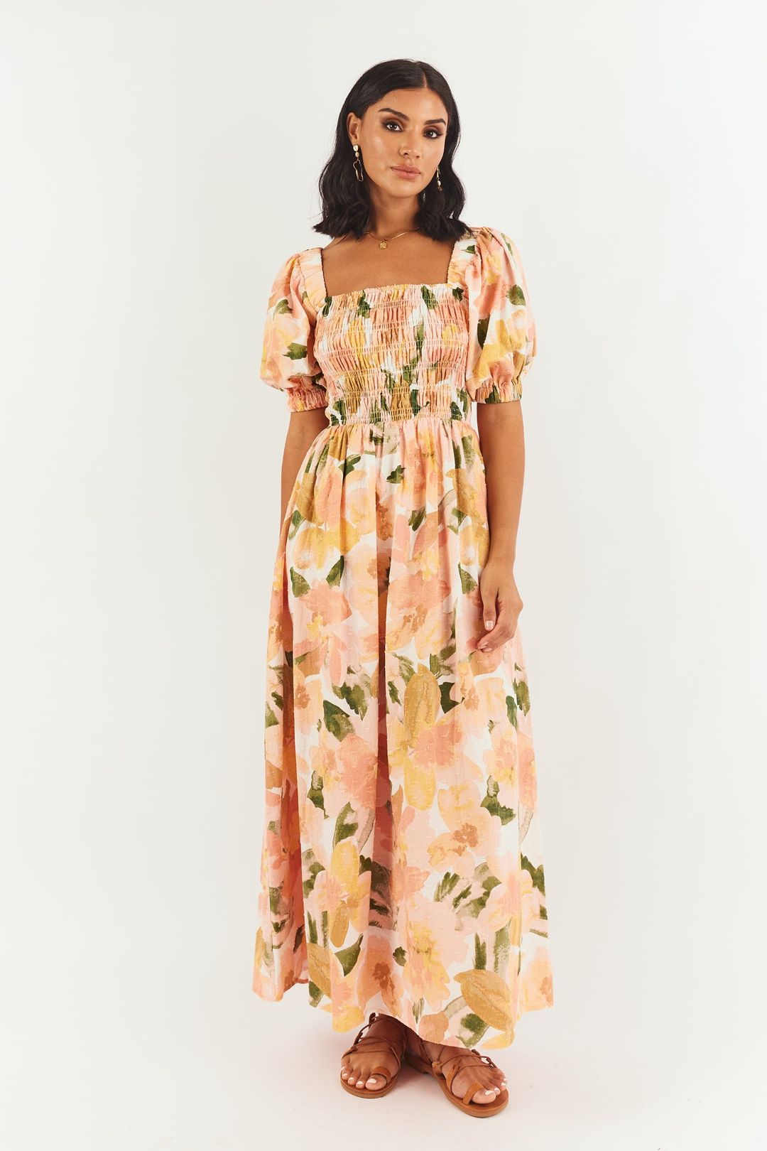 Malena Maxi Mallorca Floral - Billy J Boutique