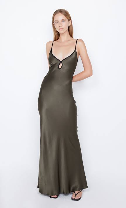 Cedar City Maxi Dress - Dark Willow/ Black. Bec + Bridge