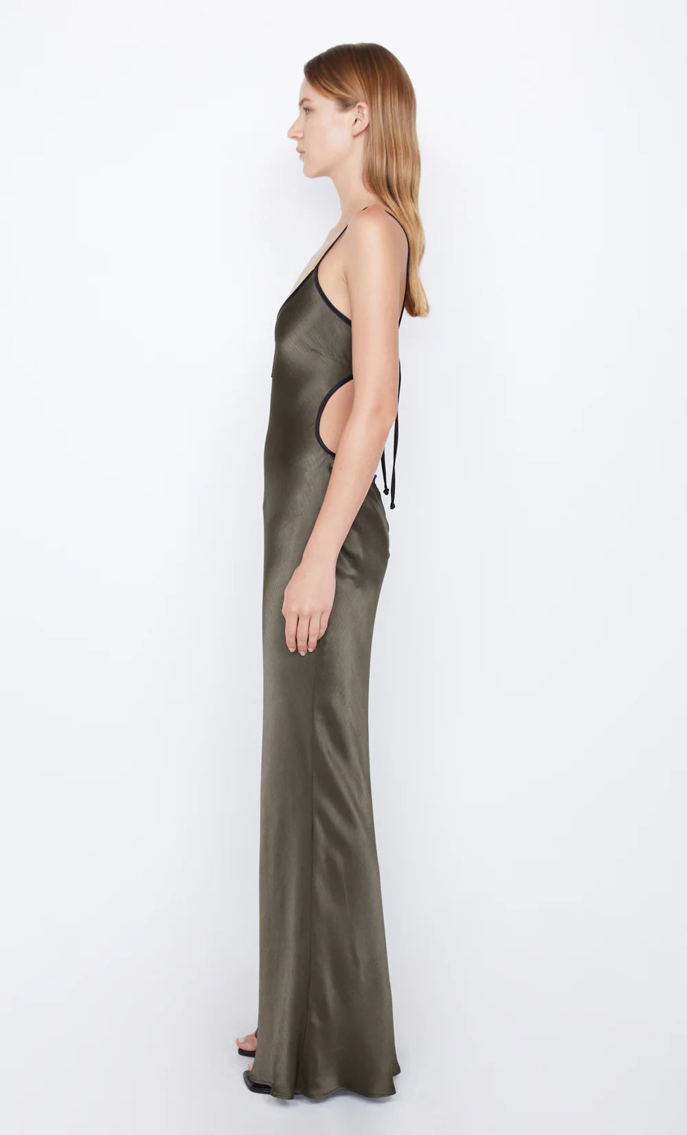 Cedar City Maxi Dress - Dark Willow/ Black. Bec + Bridge