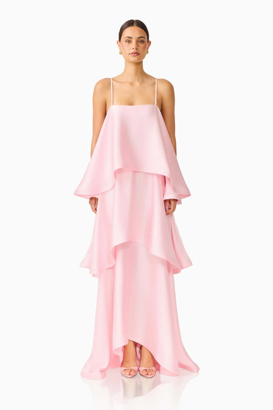 Elliatt Tilly Tiered Maxi - Blush Pink