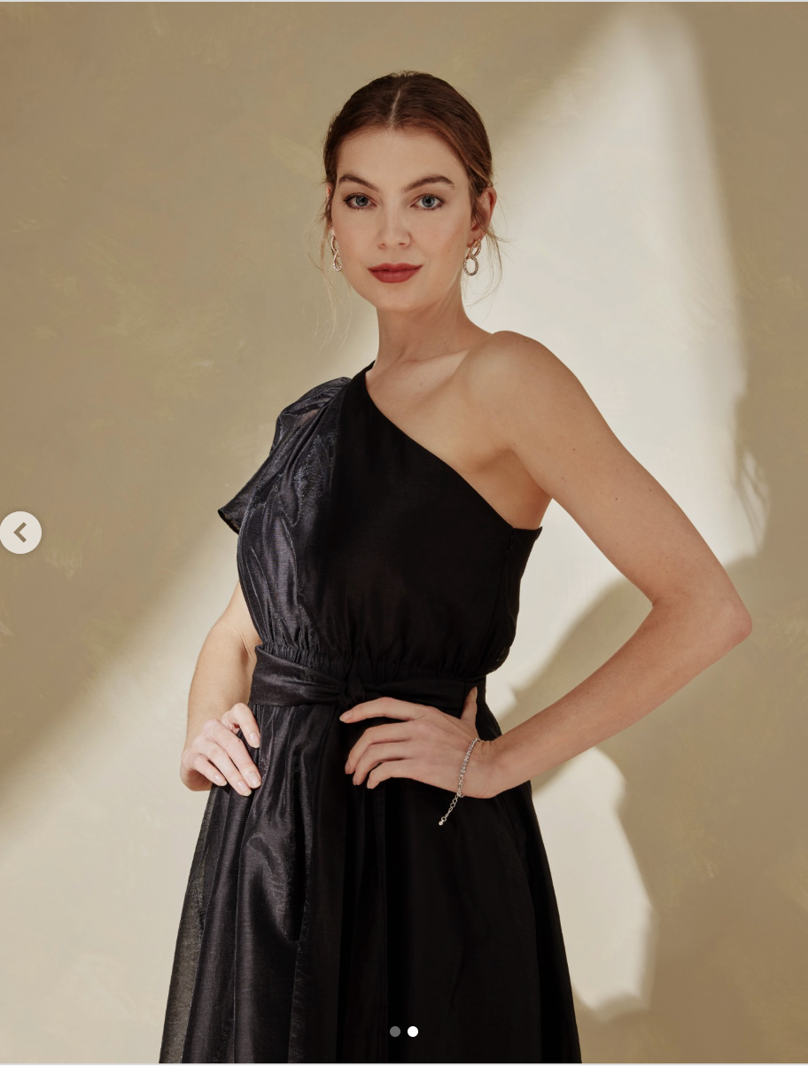 Harlow One Shoulder Midi Dress